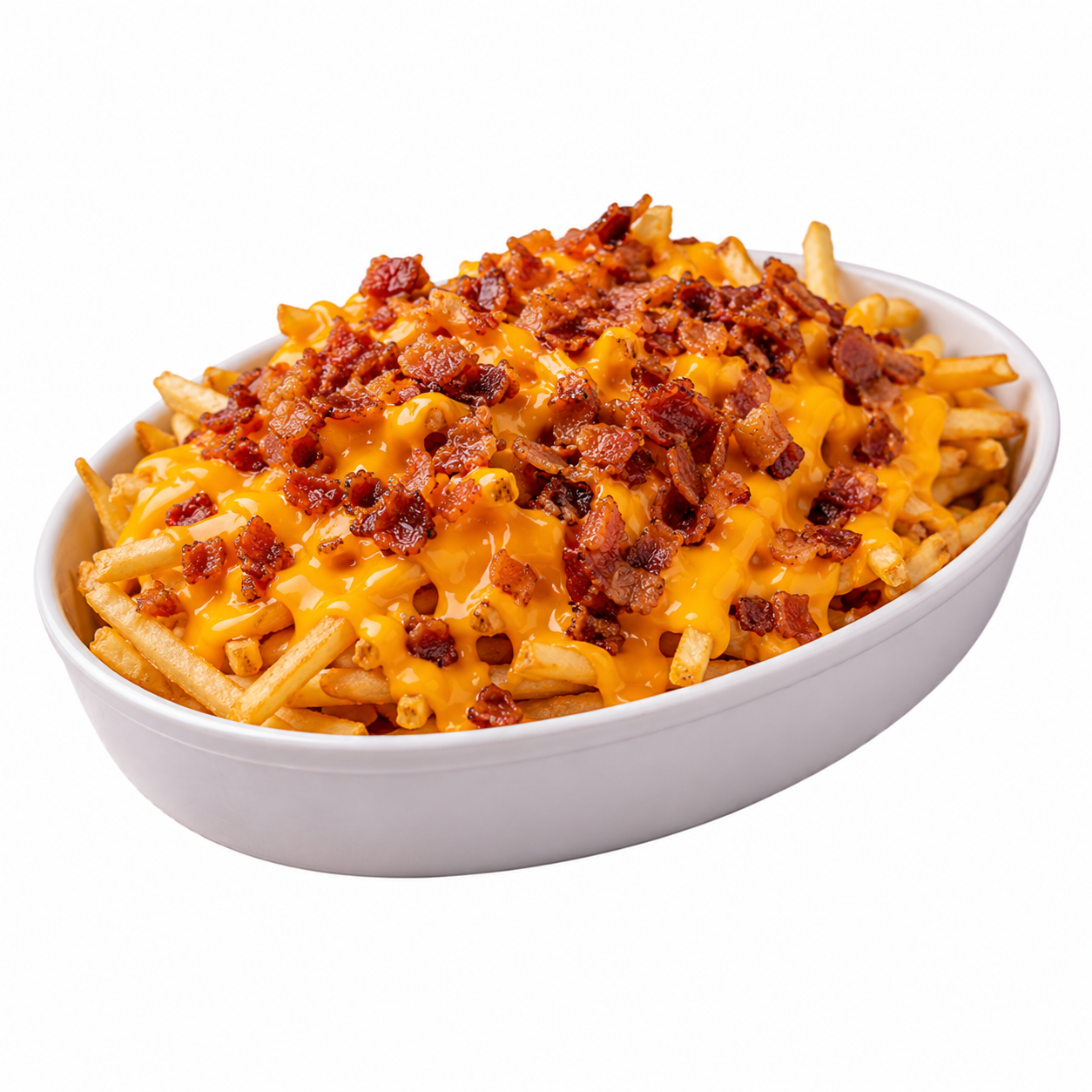 Batata Frita C/ Cheedar e Bacon Rokka's Porções