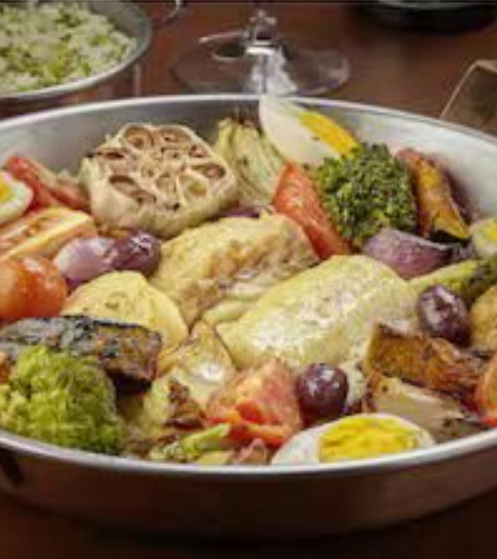 Bacalhau a Lagareiro / Oven-Roasted Cod with Potatoes